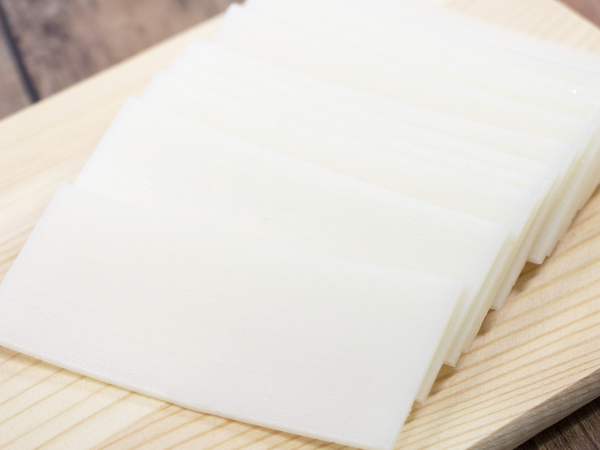 肉以外のしゃぶしゃぶ具材のスライスもち