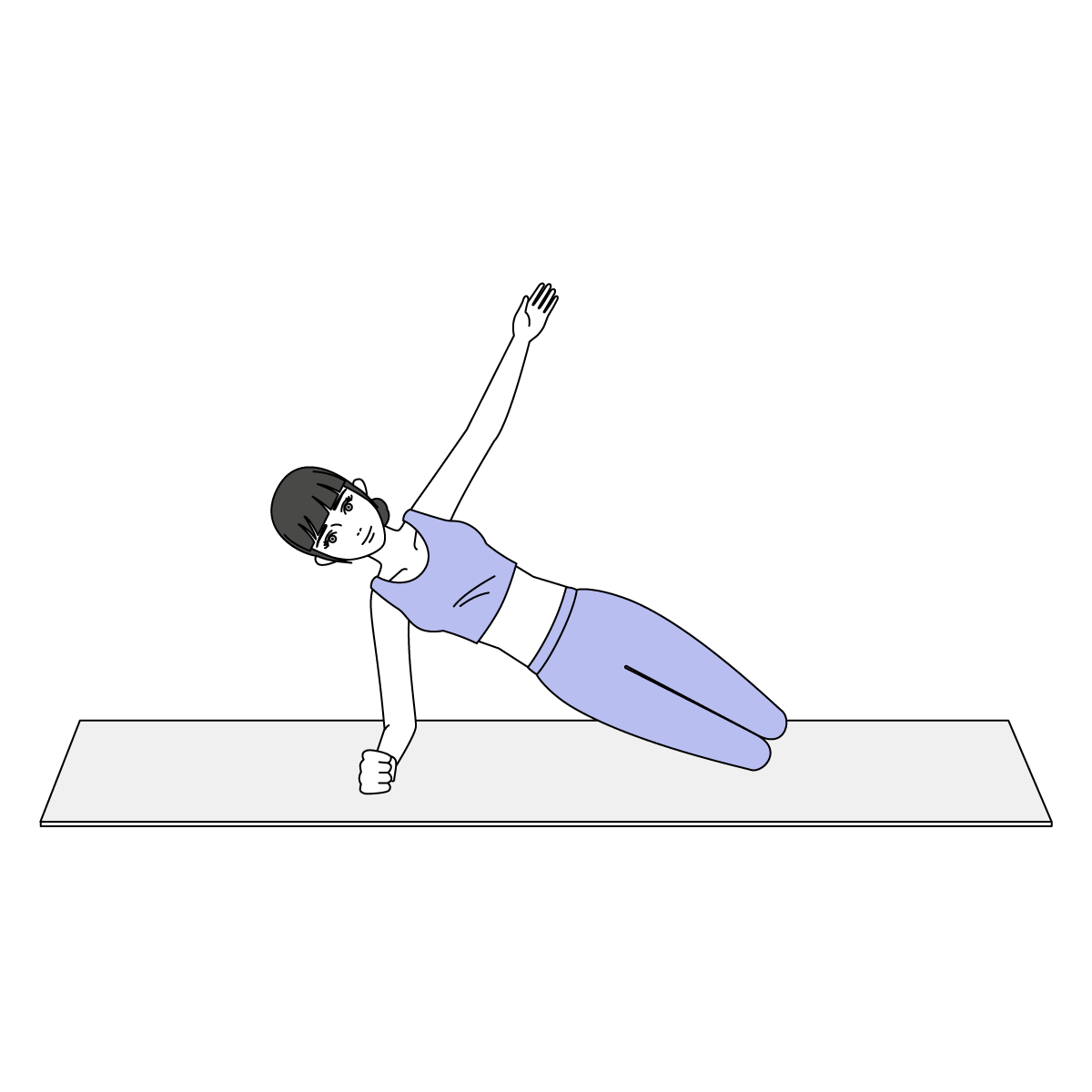 サイドプランクの効果とやり方 くびれと体幹を鍛えるトレーニング Fily フィリー