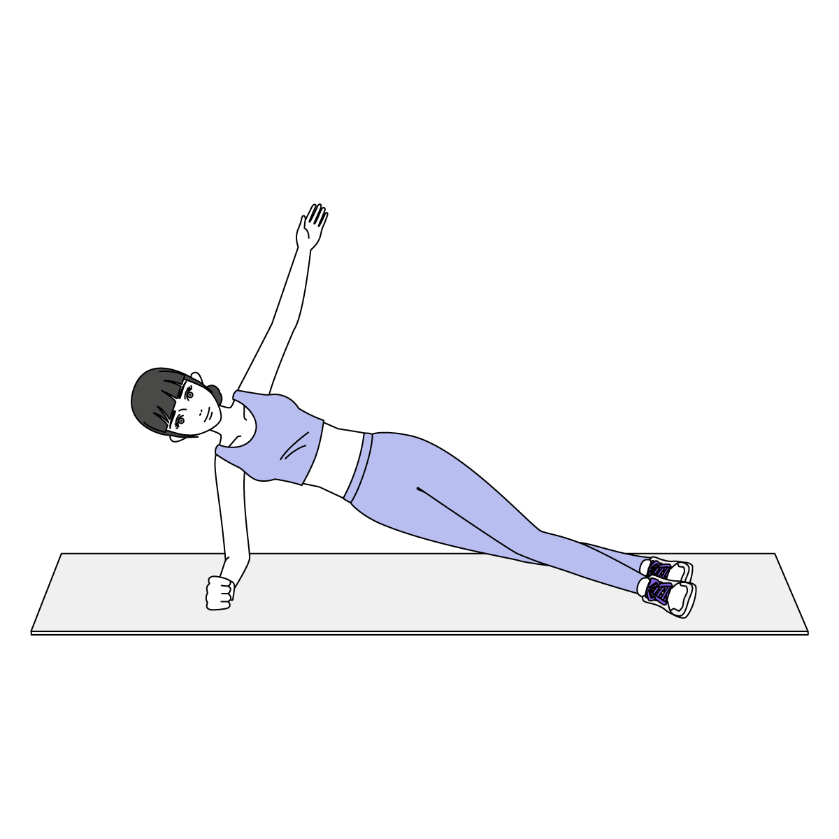 サイドプランクの効果とやり方 くびれと体幹を鍛えるトレーニング Fily フィリー