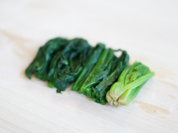 ほうれん草のざく切り