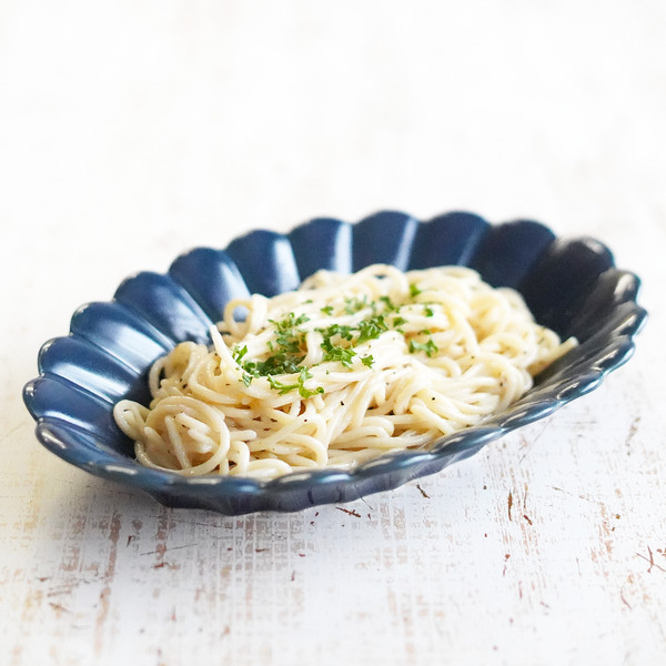 塩玄米パスタのレシピ・作り方