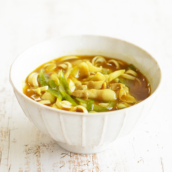 カレー玄米うどんのレシピ・作り方