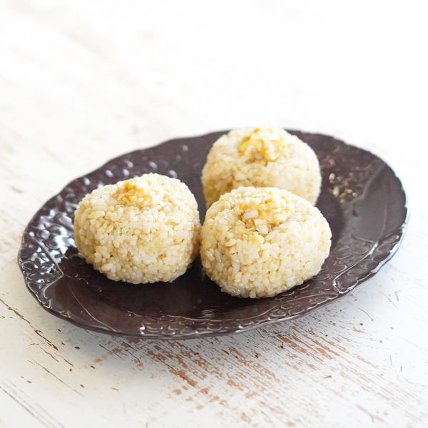 ねぎみそ玄米おにぎりのレシピ・作り方