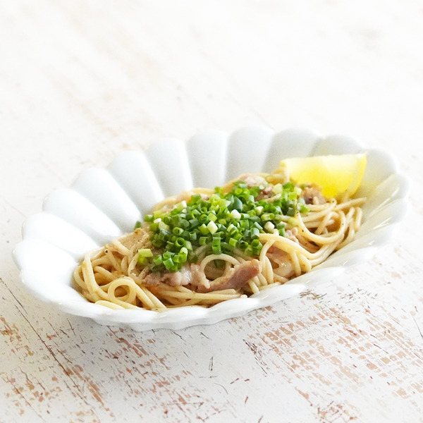 ねぎ塩玄米パスタのレシピ・作り方