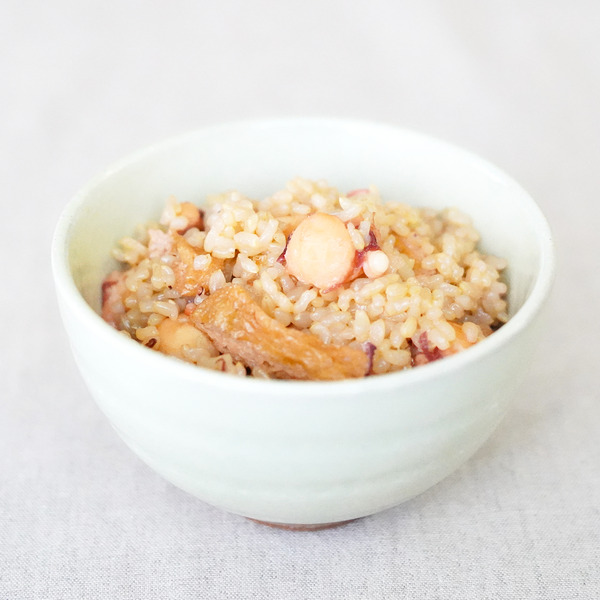 たこの玄米ご飯のレシピ・作り方