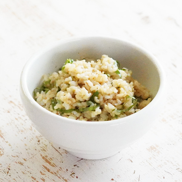 しその玄米混ぜご飯のレシピ・作り方