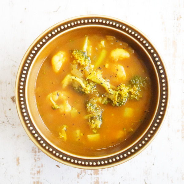 ブロッコリーとえびのスープカレーのレシピ・作り方