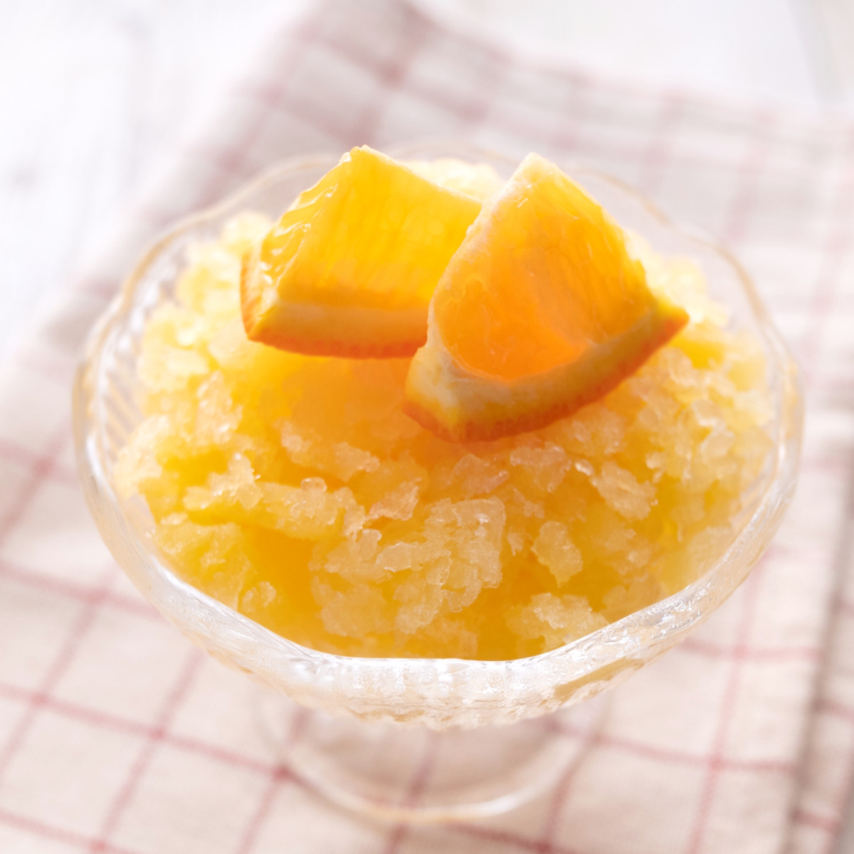 紅アプリコットとスパークリングワインのグラニテ レシピ・作り方