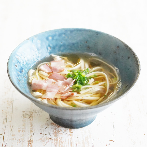 ベーコン玄米うどんのレシピ・作り方