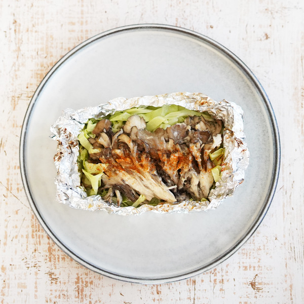まいたけとキャベツのホイル焼きのレシピ・作り方