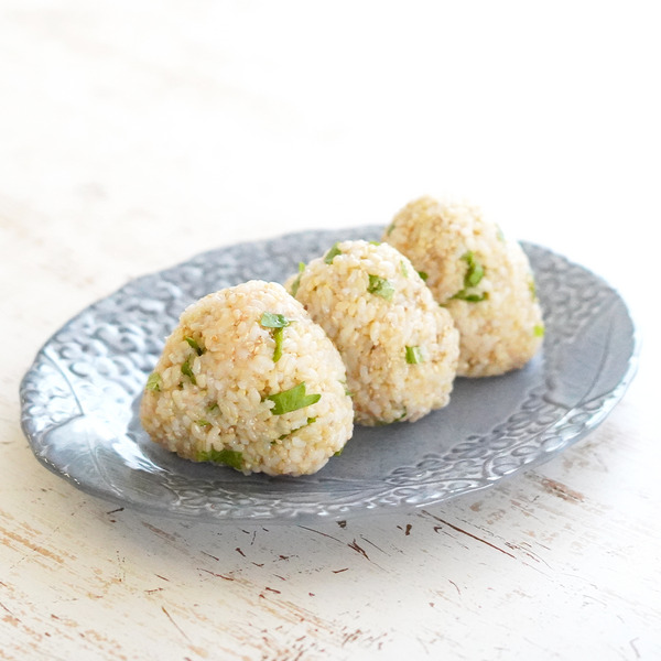 しそ明太玄米おにぎりのレシピ・作り方